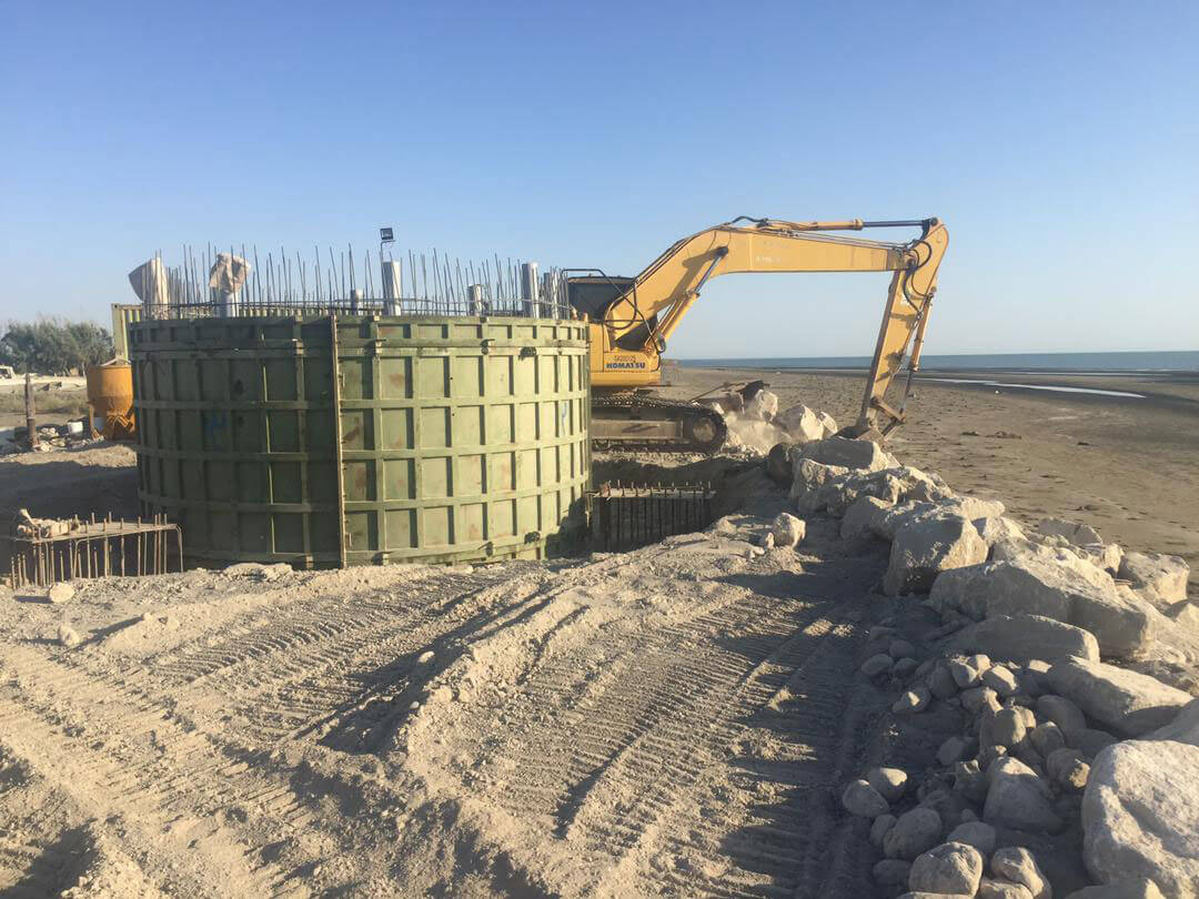 شرکت فربال بنا-صفحه اصلی- آب گیری از دریا-intake